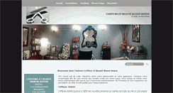 Desktop Screenshot of coiffure-manon-doyon.com